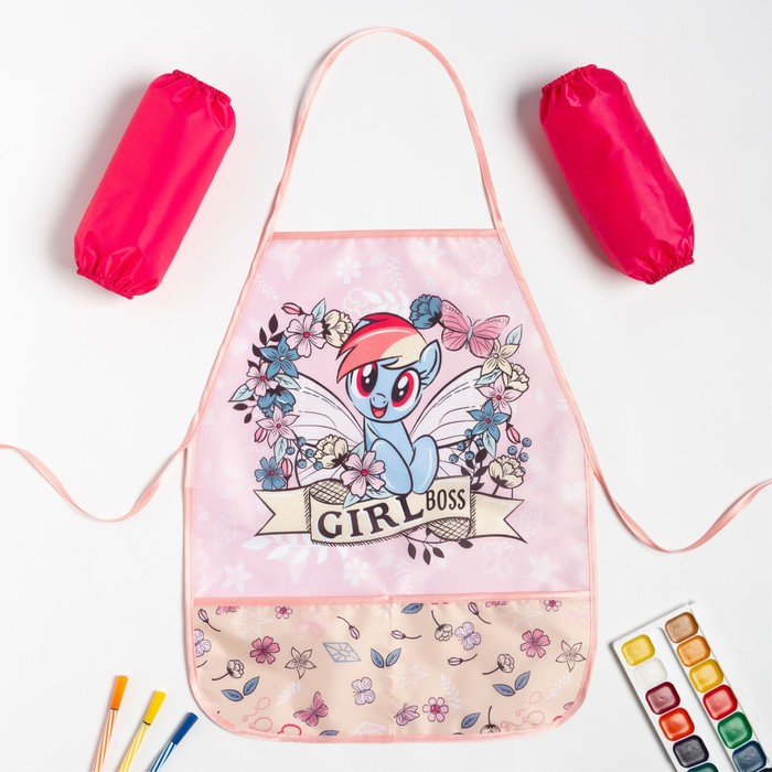 Фартук с нарукавниками детский Фартук с нарукавниками детский "Fairy forest", Мой маленький пони, 49х39 см