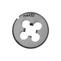 Плашка метрическая ТУНДРА, М14 х 2 мм