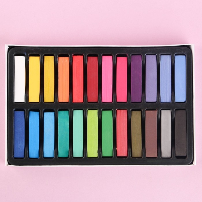 Мелки для волос Unicorn Vibes, 24 цвета Мелки для волос Unicorn Vibes, 24 цвета