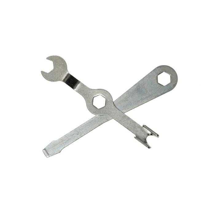 Конструктор металлический №1 для уроков труда, 206 деталей