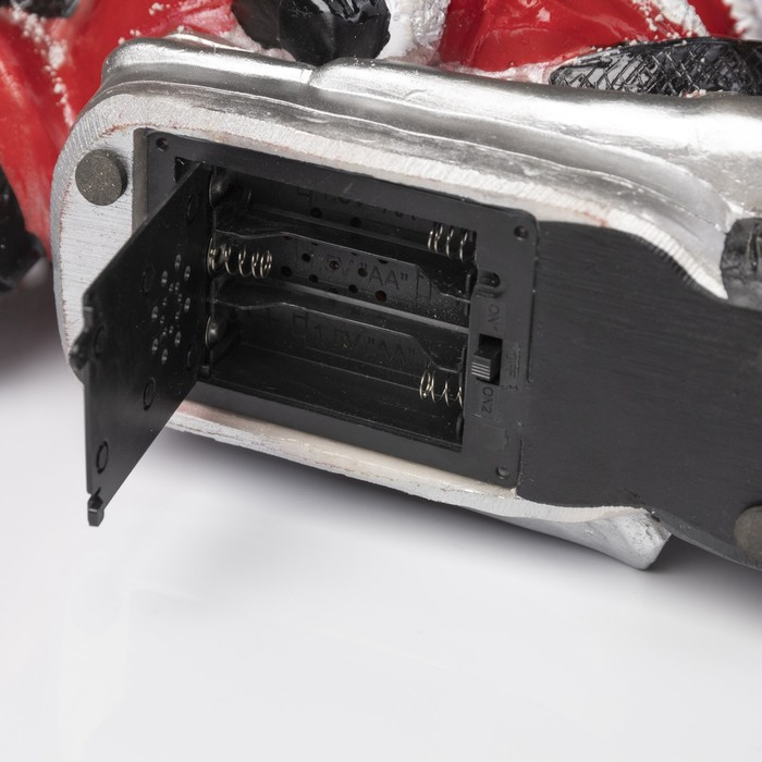 Светодиодная фигура «Дед Мороз на мотоцикле» 30 × 10 × 6 см, полистоун, батарейки ААх3 (не в комплекте), свечение мульти Светодиодная фигура «Дед Мороз на мотоцикле» 30 × 10 × 6 см, полистоун, батарейки ААх3 (не в комплекте), свечение мульти