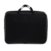 Папка для чертежей и рисунков А3, 470 х 350 х 70 мм, с ручками, текстильная, Calligrata, чёрная Папка для чертежей и рисунков А3, 470 х 350 х 70 мм, с ручками, текстильная, Calligrata, чёрная