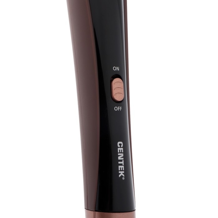 Плойка Centek CT-2092, 35 Вт, керамическое покрытие, до 200 C&deg;, чёрно-бронзовый