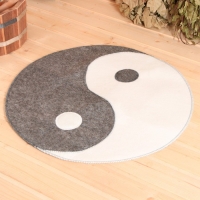 Набор подарочный 4 предмета Мужской "Инь-Янь" (шапка, коврик, рукавичка, тапочки ) Набор подарочный 4 предмета Мужской "Инь-Янь" (шапка, коврик, рукавичка, тапочки )