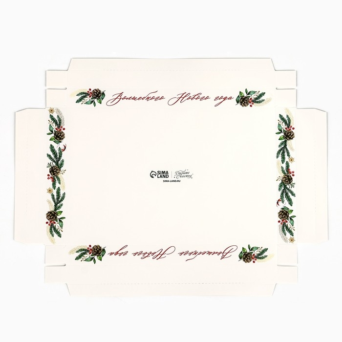 Коробка для для муссовых пирожных &laquo;Волшебного Нового года&raquo;, 27 х 17.8 х 6.5 см, Новый год