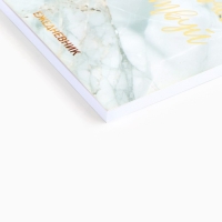 Подарочный набор ежедневник А5, 80 листов, наклейки и ручка &laquo;Мечтай, создавай, действуй&raquo;