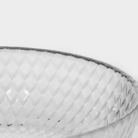 Тарелка глубокая стеклянная &laquo;Идиллия&raquo;, d=18 см