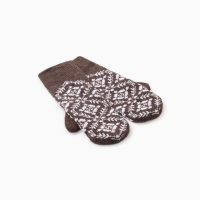 Варежки двойные женские, цвет светло-коричневый, р-р 18 Варежки двойные женские, цвет светло-коричневый, р-р 18