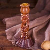 Подсвечник "Красота" дерево 7х7х20,5 см Подсвечник "Красота" дерево 7х7х20,5 см