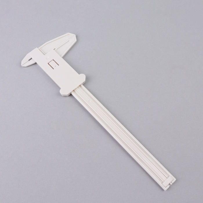 Штангенциркуль для разметки бровей, 21 × 7,5 см, цвет белый Штангенциркуль для разметки бровей, 21 × 7,5 см, цвет белый