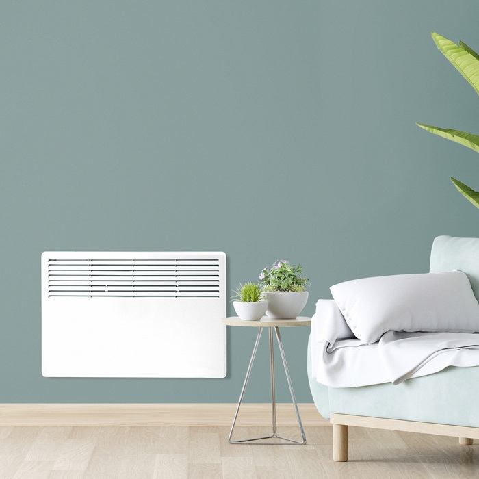 Обогреватель конвекторный Luazon LКO-03, напольный, 1500 Вт, 30 м&sup2;, 2 режима, белый