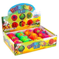 Мяч &laquo;Звёздочки&raquo;, световой, с пищалкой, цвета МИКС