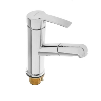 Смеситель для раковины Accoona A9290-1, однорычажный, с выдвижным изливом Смеситель для раковины Accoona A9290-1, однорычажный, с выдвижным изливом