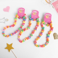 Набор детский &laquo;Выбражулька&raquo; 2 предмета: бусы, браслет, бантики, цвет МИКС