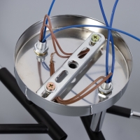 Люстра "Индис" 4хЕ27 40Вт черно-хромовый 60х60х26 см Люстра "Индис" 4хЕ27 40Вт черно-хромовый 60х60х26 см