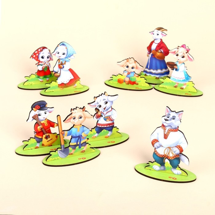 Настольный театр &laquo;Волк и семеро козлят&raquo;