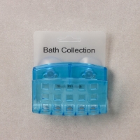 Мыльница настенная на присосках Bath Collection, 9,5&times;5&times;6 см, цвет МИКС