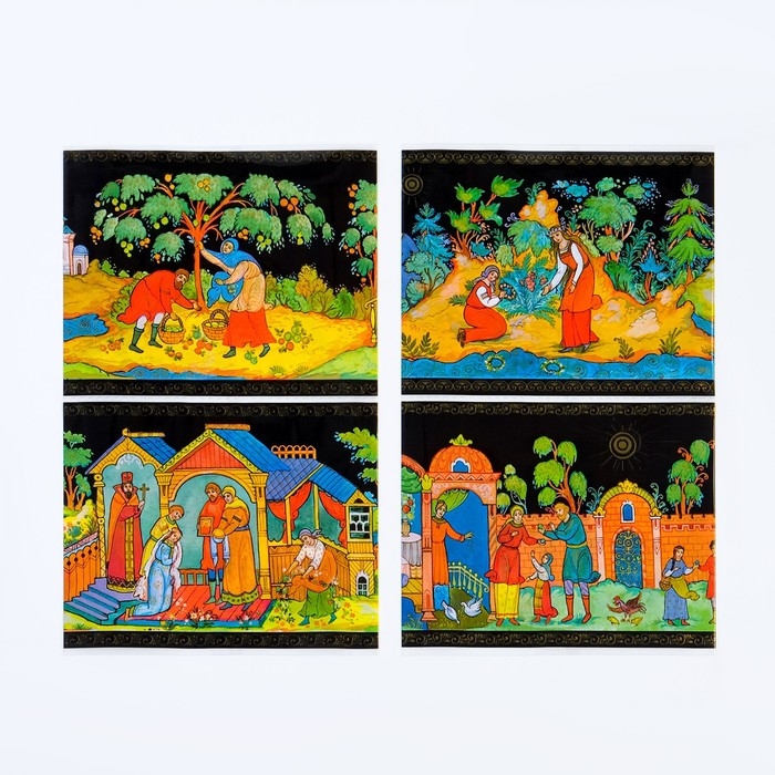 Набор пасхальный Набор пасхальный "Расписные шкатулки" микс