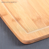 Доска разделочная Доляна &laquo;Бамбуковый лес&raquo;, бамбук, 28&times;18 см