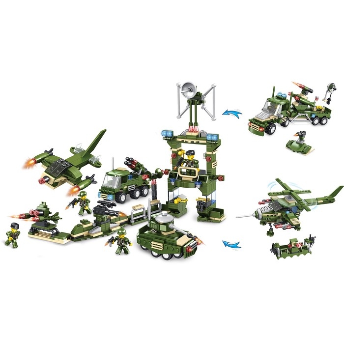 Конструктор Военные &laquo;Боевая часть&raquo;, 805 деталей