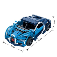 Конструктор радиоуправляемый &laquo;Тачка&raquo; с аккумулятором, 419 деталей