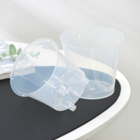 Кашпо для цветов со вставкой &laquo;Арте&raquo;, 600 мл, цвет прозрачный