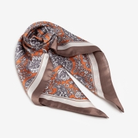 Платок женский MINAKU р-р 70*70 см, цвет коричневый Платок женский MINAKU р-р 70*70 см, цвет коричневый