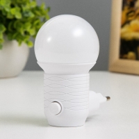 Ночник "Шар" LED 1Вт белый 4,5х6,5х9,5 см RISALUX Ночник "Шар" LED 1Вт белый 4,5х6,5х9,5 см RISALUX