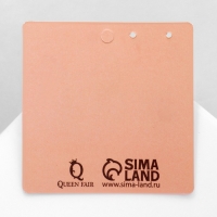 Серьги акрил &laquo;Заскамила мамонта&raquo;, цвет розовый