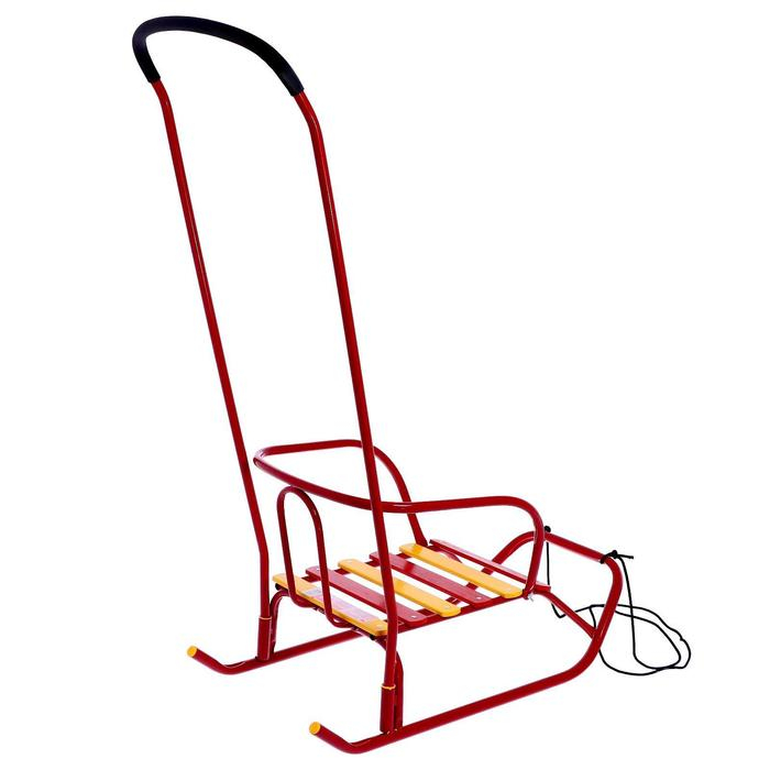 Санки &laquo;Ветерок 6&raquo;, цвет алый