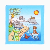 Набор носовых платков Крошка Я "Крокодил" 30*30 см-12 шт, 100% хлопок