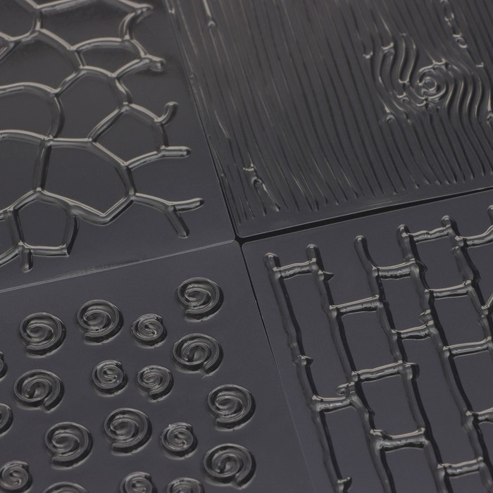 Набор печатей для украшения выпечки Доляна &laquo;Кирпичи&raquo;, 4 шт, 30,5&times;15,5&times;0,1 см