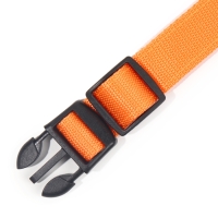 Ошейник с подсветкой размер L, ОШ 45-52 х 2,5 см, 3 режима свечения оранжевый Ошейник с подсветкой размер L, ОШ 45-52 х 2,5 см, 3 режима свечения оранжевый