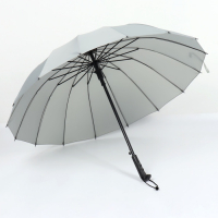 Зонт - трость полуавтоматический &laquo;Однотонный&raquo;, 16 спиц, R = 48/55 см, D = 110 см, цвет МИКС