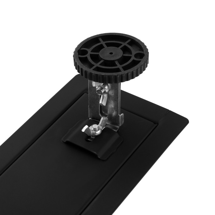 Трап ZEIN engr, c флaнцeм свободного вращ 360&deg;, 7*80 см, d=40/50 мм, нерж сталь, черный