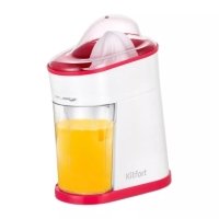 Соковыжималка Kitfort KT-1150-1, для цитрусовых, 40 Вт, 0.35 л, 54 об/мин, бело-красная Соковыжималка Kitfort KT-1150-1, для цитрусовых, 40 Вт, 0.35 л, 54 об/мин, бело-красная