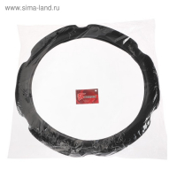 Оплетка на руль TORSO, анатомическая, размер 38 см, чёрный