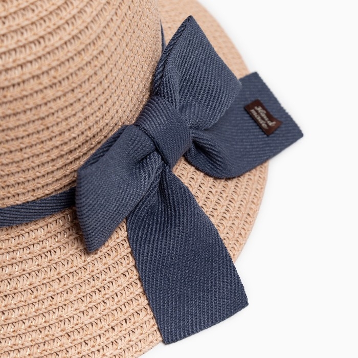 Шляпа для девочки MINAKU, цв. пудра, р-р 54