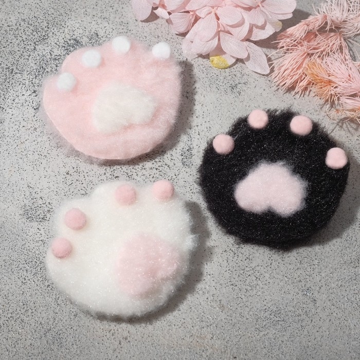 Брошь &laquo;Кошачья лапка&raquo;, цвет МИКС