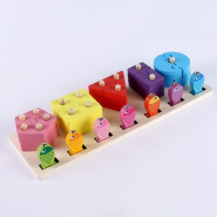 Пирамидка + рыбалка 2 в 1 &laquo;Собери&raquo; 30,8 &times; 10,5 &times; 5,5 см