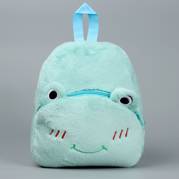 Рюкзак детский «Лягушка», 24 см, мягкий Рюкзак детский «Лягушка», 24 см, мягкий