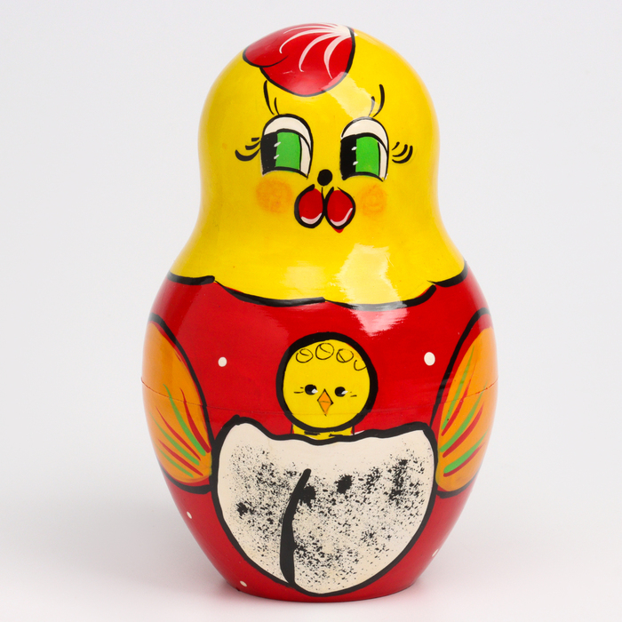 Матрёшка-сказка &laquo;Курица-наседка&raquo;, 11 в 1