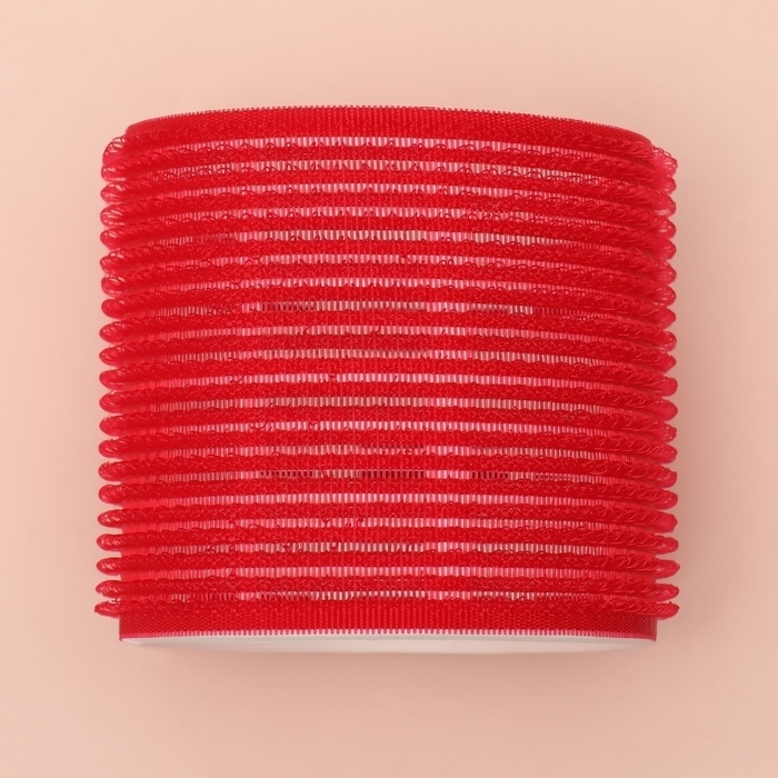 Бигуди &laquo;Липучка&raquo;, d = 6 см, в косметичке, 6 шт, цвет МИКС