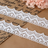 Кружево вязаное, 32 мм &times; 10 &plusmn; 1 м, цвет белый