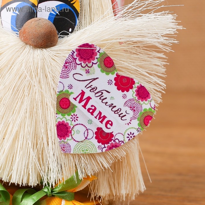 Оберег &laquo;Домовой&raquo;, любимой маме, 10 см, микс