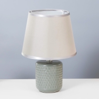 Настольная лампа "Манолия" Е14 40Вт серый 18х18х27 см RISALUX