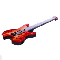 Музыкальная гитара &laquo;Рок звезда&raquo;, звук, свет, цвет красный