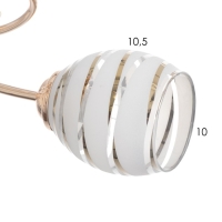 Люстра "Венда" 8х40Вт Е27 Золото МОДЕЛЬ: 2800089 Люстра "Венда" 8х40Вт Е27 Золото МОДЕЛЬ: 2800089