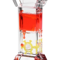 Гелевые часы "Дорилей", антистресс, 5 х 12 см, красные