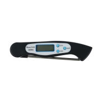 Термометр (термощуп) кухонный LTR-08, макс. темп. 300 &deg;C, складной, от ААА (не в комплекте), чёрный